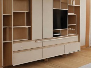 主卧衣柜与电视机完美连接，打造家居新体验