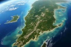 太空俯瞰台湾：每条街道清晰可见，震撼视觉体验！
