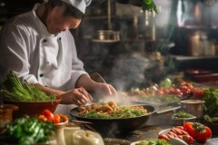 广州粤菜师傅独享炒菜工位，走红美食界！