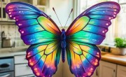 冰箱贴大蝴蝶图案新潮流，家居装饰必备单品
