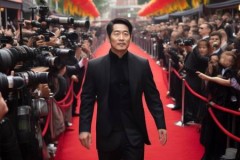 于和伟飞天奖红毯秀步履蹒跚引关注