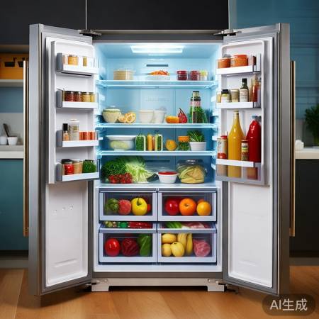冰箱宽敞，分区人性化