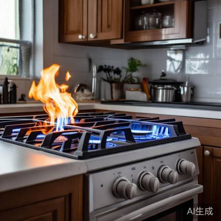 “确保燃气安全，避免火灾隐患”