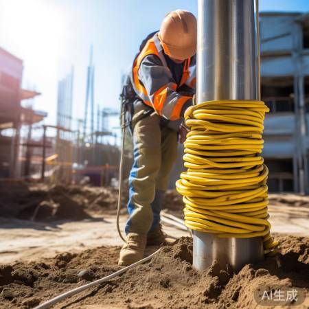 固定接地线完成