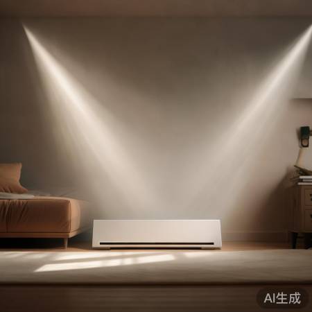 “房间中央风口，舒适又通风”