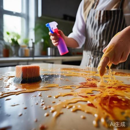 “轻松除油渍,油烟机焕新”