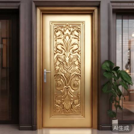 选门框材质,雕花风格,看颜色开