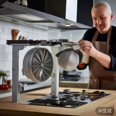 “油烟机清洁，延长使用寿命”