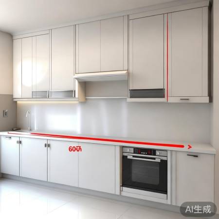 吊柜高度60-70cm,厨房不