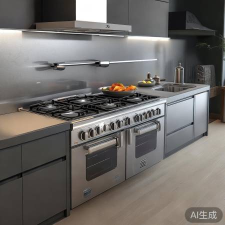 高端翻盖灶具多功能