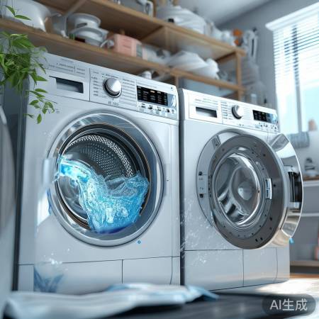 洗衣机原理:波轮涡流洗,滚筒摩