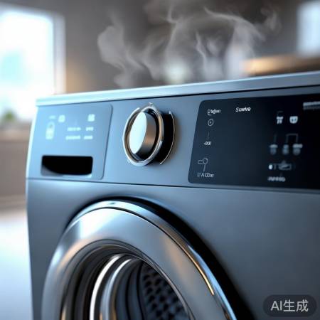 智能洗衣机,一键搞定洗衣