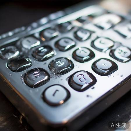 清洁智能锁键盘