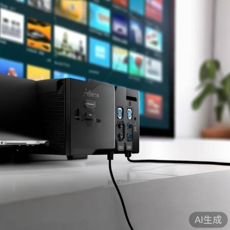 HDMI线连接电视和功放