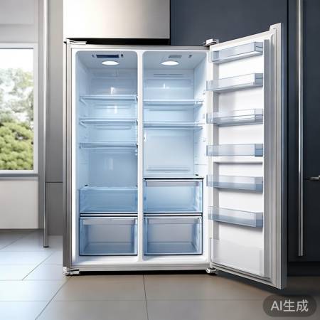 美的458冰箱，空间大分区明