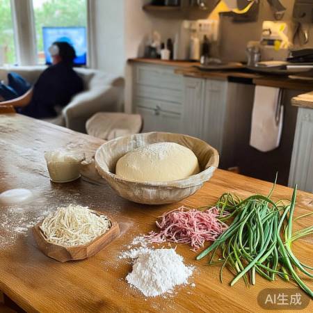 周末悠闲,面团醒发