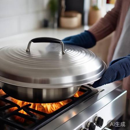 挡板防烫,炒菜更安全