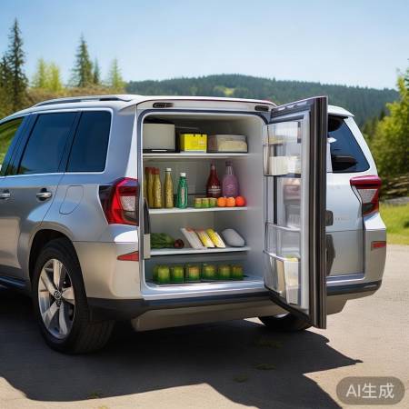 新汉兰达车载冰箱,旅途保鲜神器