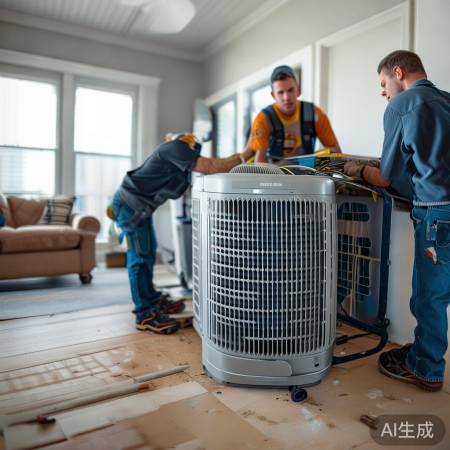 中央空调更换全过程