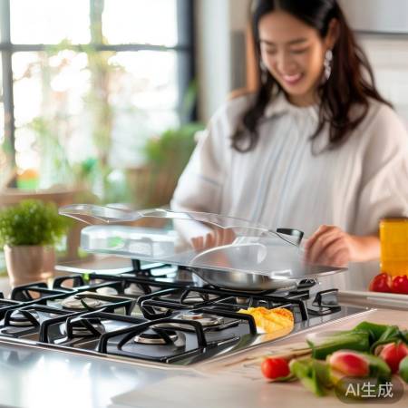 “扬子燃气灶,安全烹饪生活”