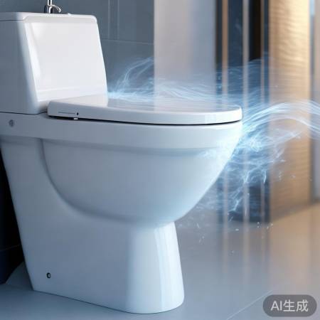 智能马桶自动烘干,清爽便捷