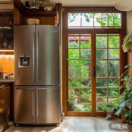 风水：冰箱忌南放，避对门