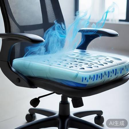 “夏天凉快,冬天透气坐垫”