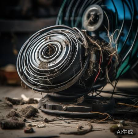 风机故障原因:轴承润滑不良、叶