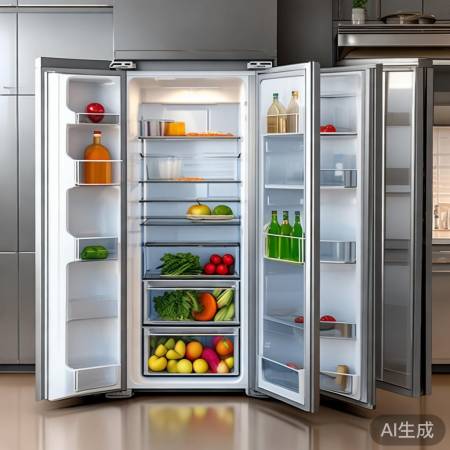 三门冰箱，冷藏室4-8度保鲜食