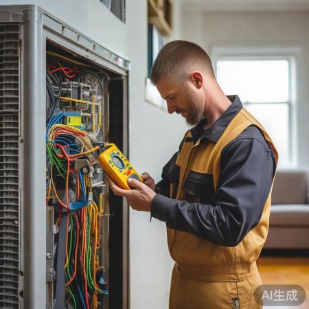 空调风扇不启动，检查线路接触。
