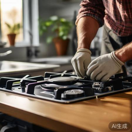燃气灶电池盒漏水,耐心解决