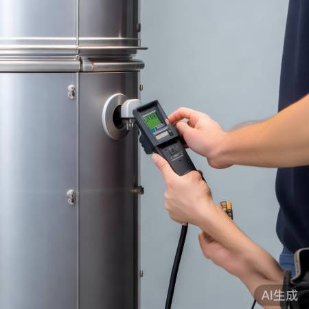 “接地测试仪检测热水器”