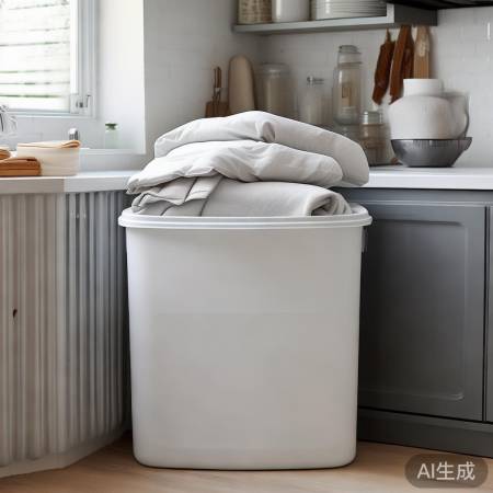 垃圾桶容量适中,实用不占空间