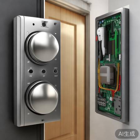 防盗门听筒构造图