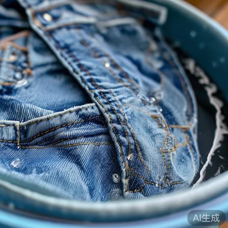 白醋泡牛仔裤去污柔顺