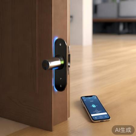 智能锁，一键锁门，多种解锁