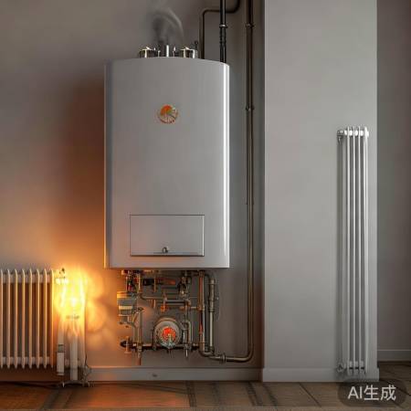 壁挂炉燃烧产热排废气