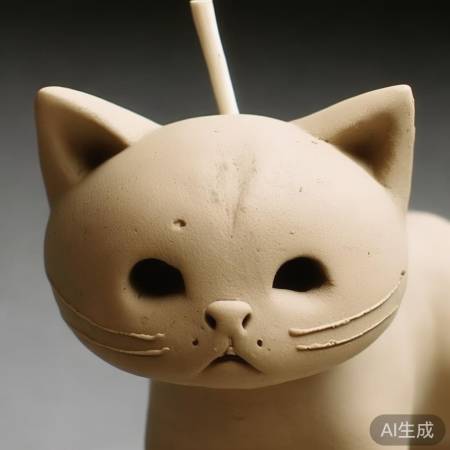 捏橡皮泥小猫步骤