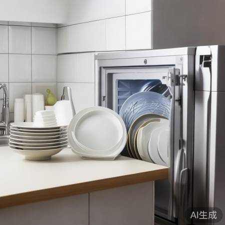 勿将湿碗盘入消毒柜