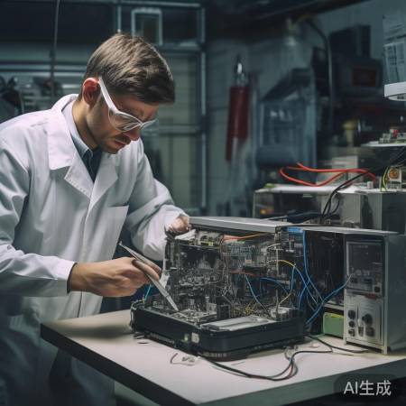 更换显像管,小心电路。