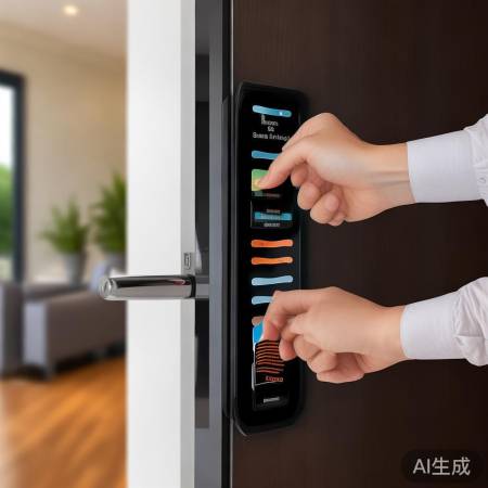 智能锁卡权限多，安全系数高