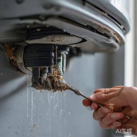 壁挂炉出水口堵塞处理