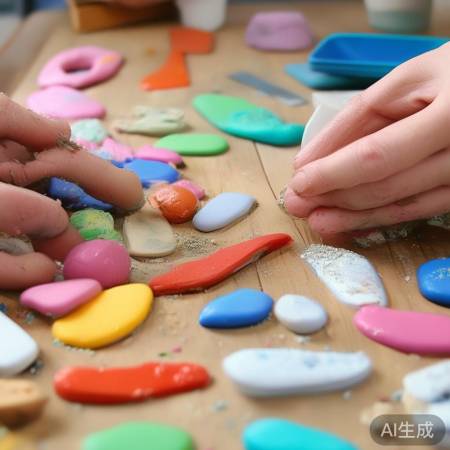 轻粘土磁铁贴制作