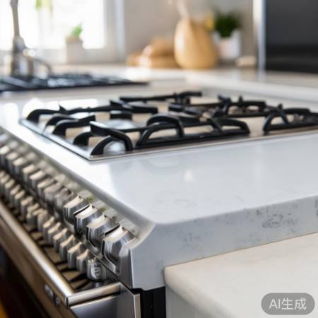 燃气灶清洁方便,保持厨房整洁