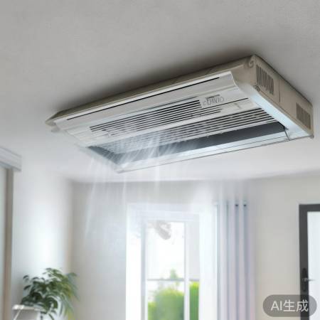 检查空调及石膏线稳固