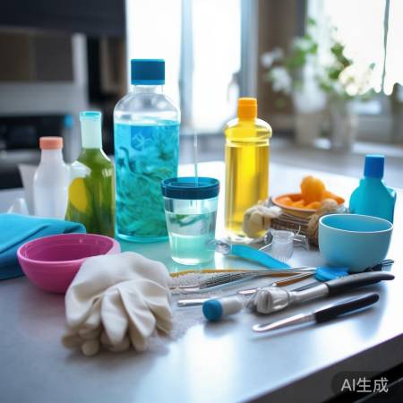 冰箱清洗工具准备