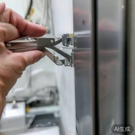 安装消毒柜支架，牢固固定