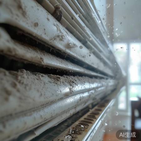 “空调送风口定期清洗，保障家庭