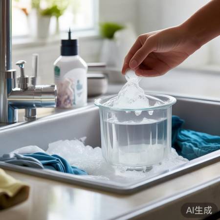 适量洗衣液,衣物更柔软