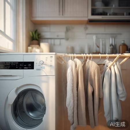 洗衣机自动停，晾晒前检查干透